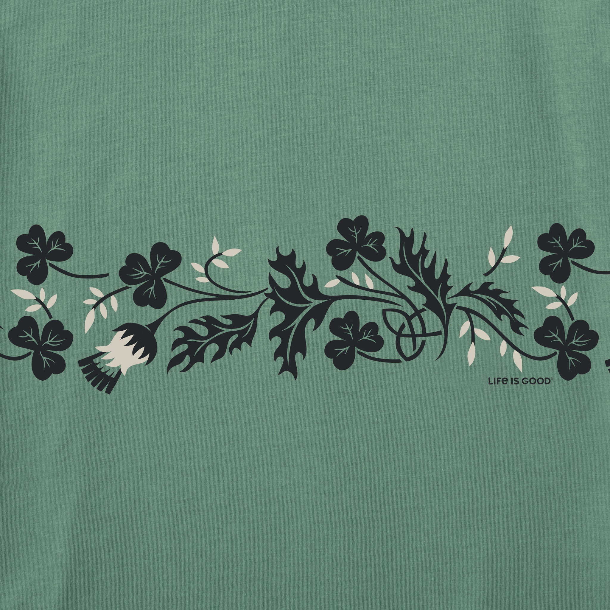 Women's Clover Garden Long Sleeve Crusher Tee