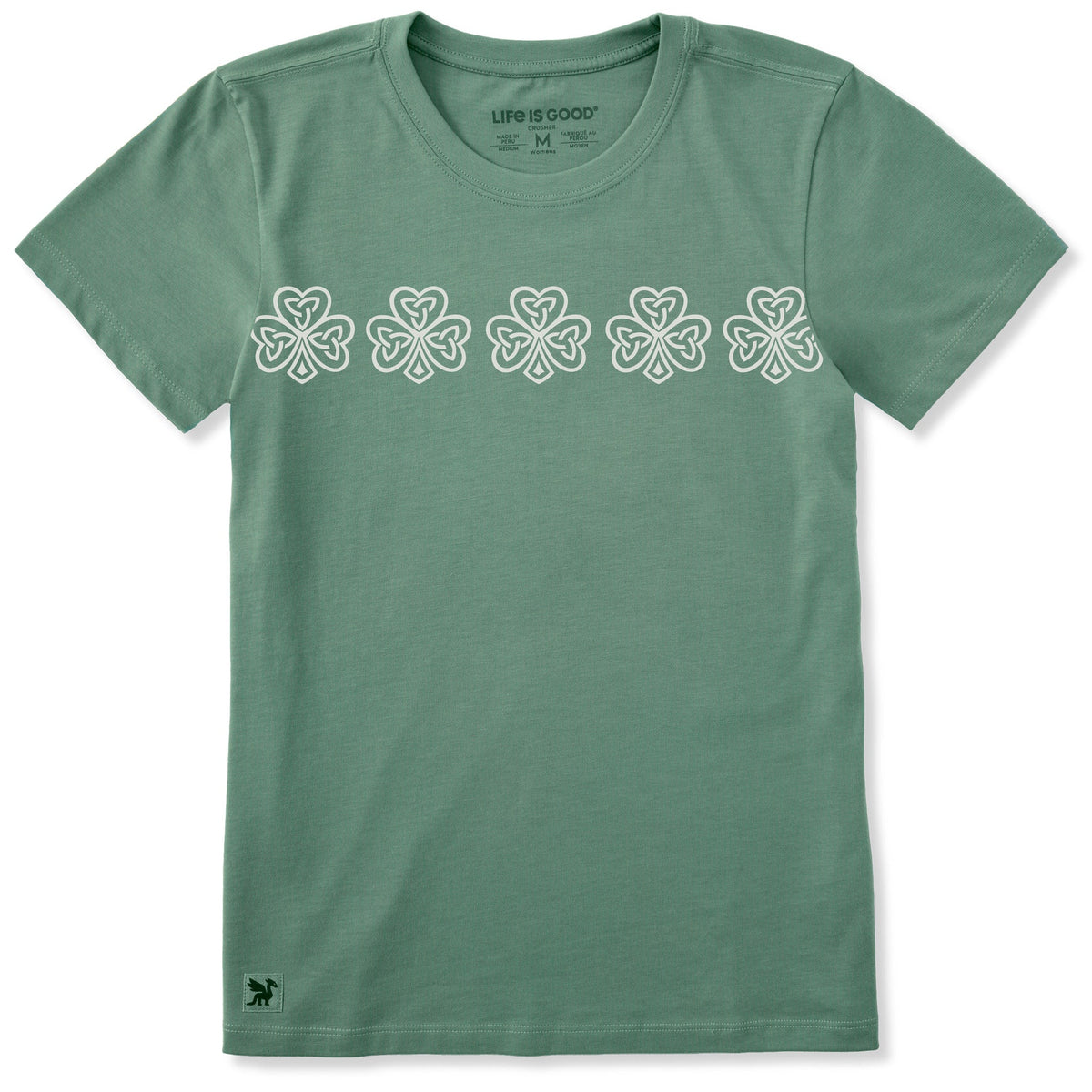 Women's Celtic Clovers Short Sleeve Crusher Tee