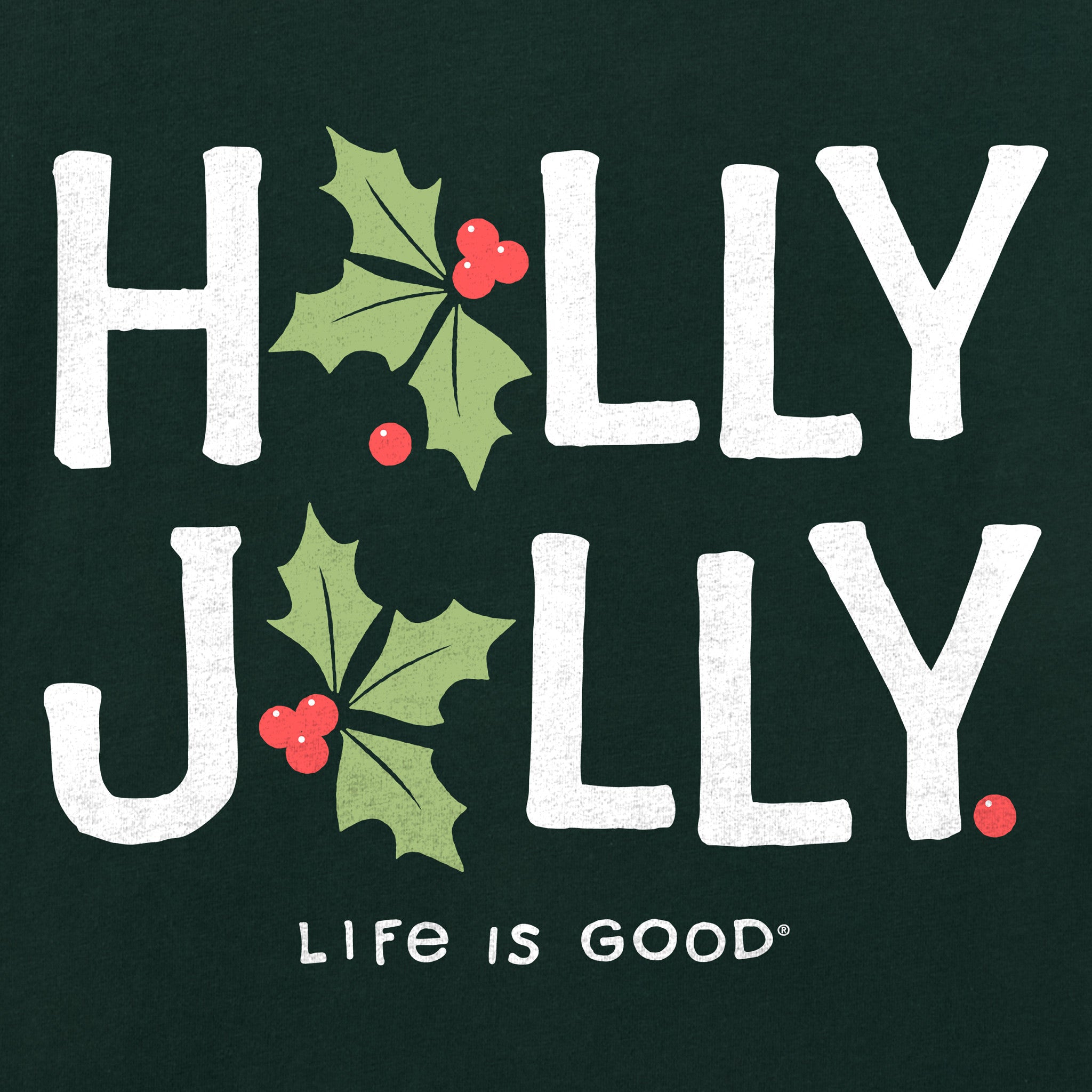Women's Holly Jolly Long Sleeve Crusher Vee