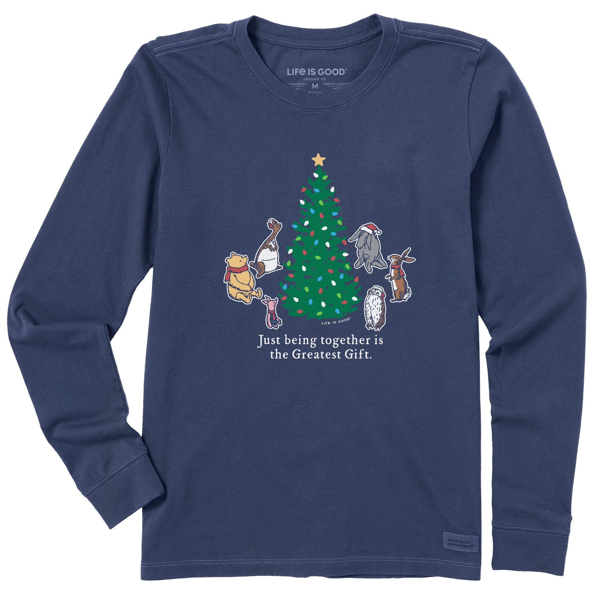 Women's Greatest Gift Winnie & Friends Long Sleeve Crusher Tee