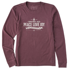 Women's Christmas Manifesto 2025 Long Sleeve Crusher Tee