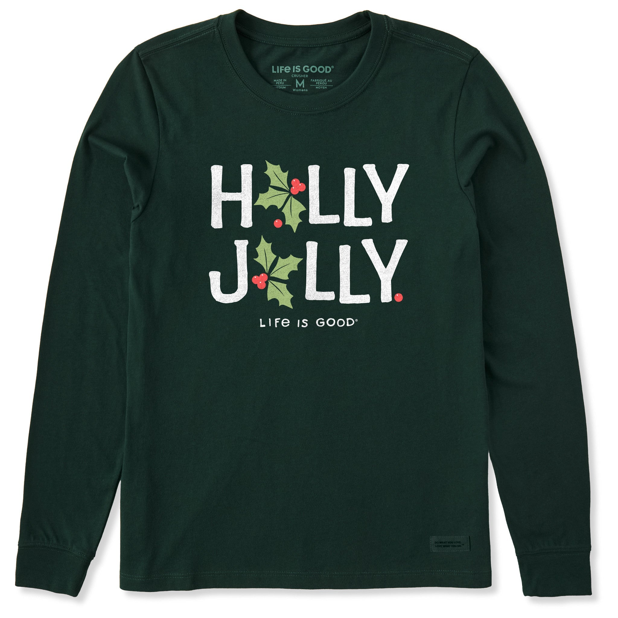 Women's Holly Jolly Long Sleeve Crusher Tee