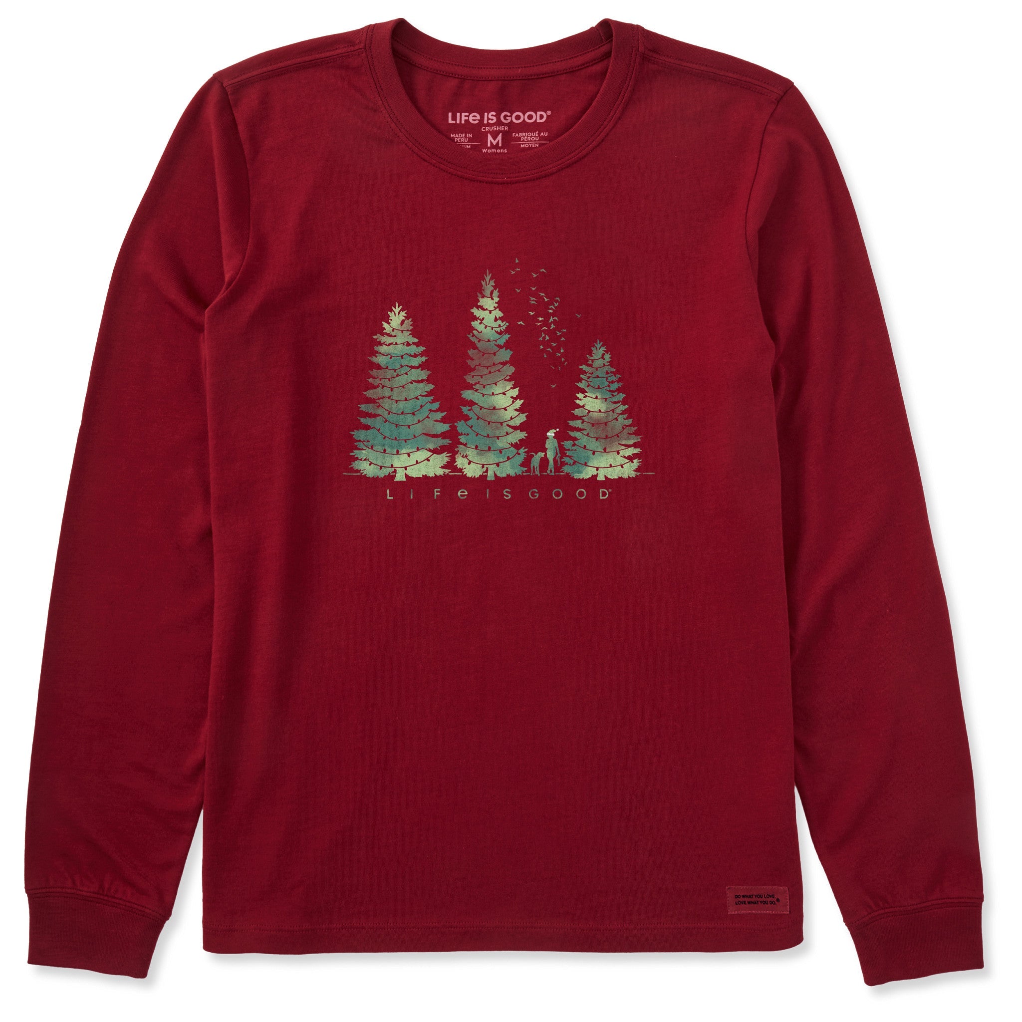 Women's Christmas Hike Long Sleeve Crusher Tee