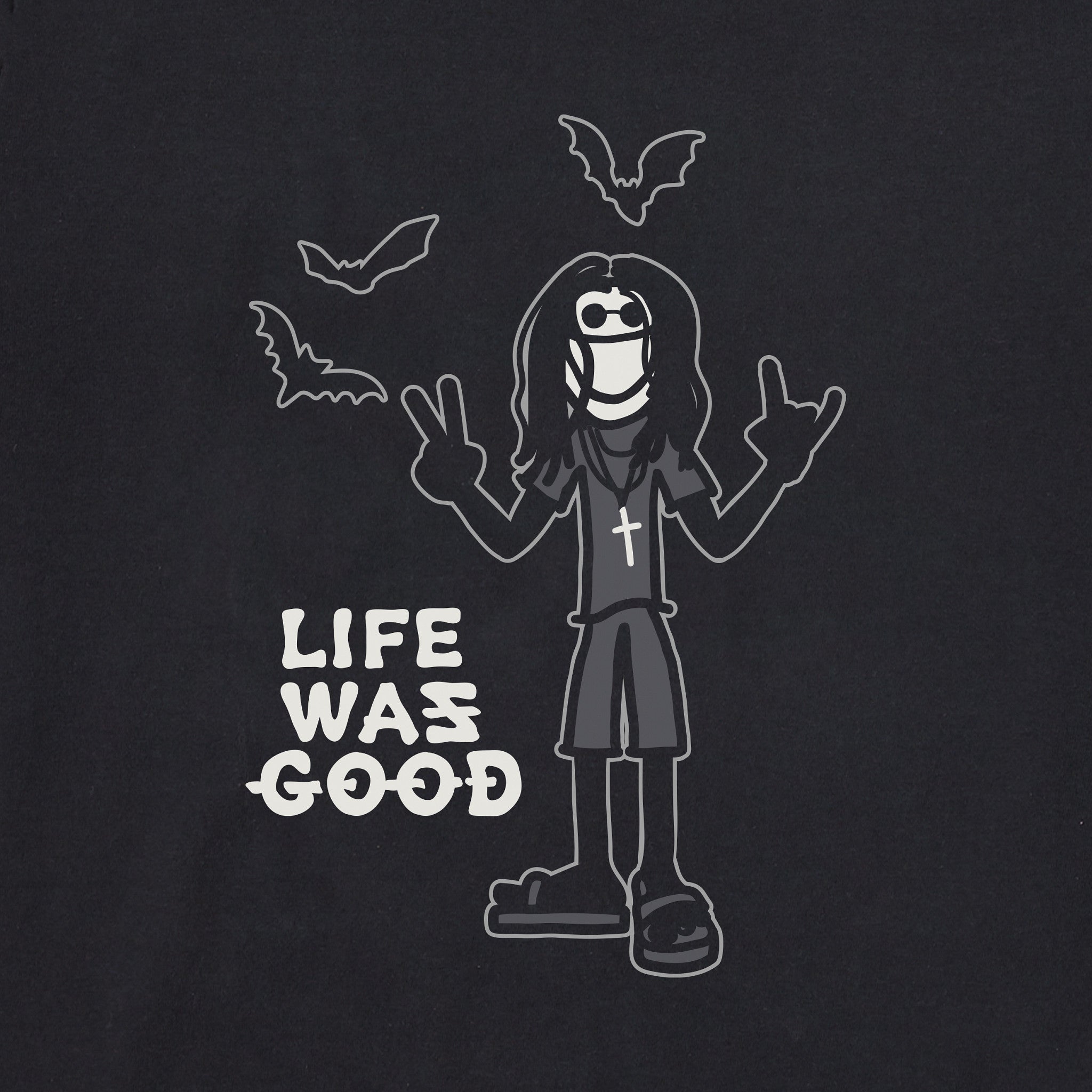 Men's Heavy Metal Life Was Good Short Sleeve Tee