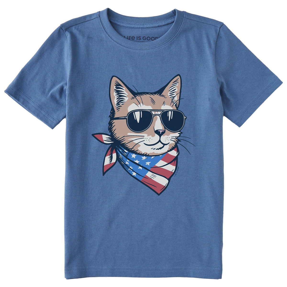 Kids USA Cat Short Sleeve Crusher Tee