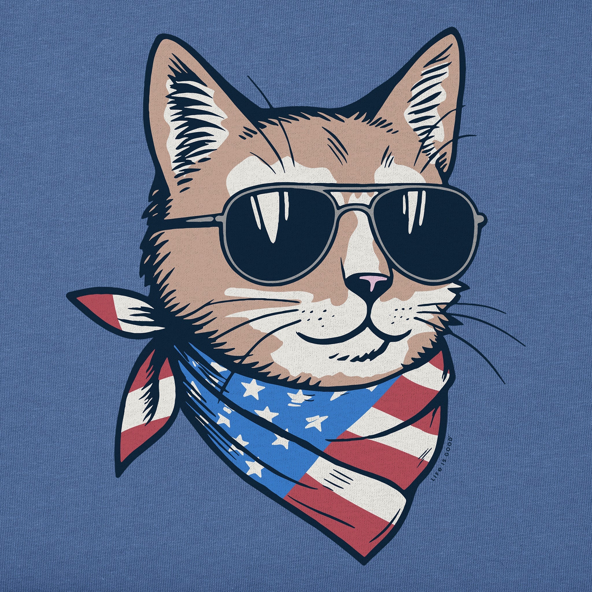 Kids USA Cat Short Sleeve Crusher Tee
