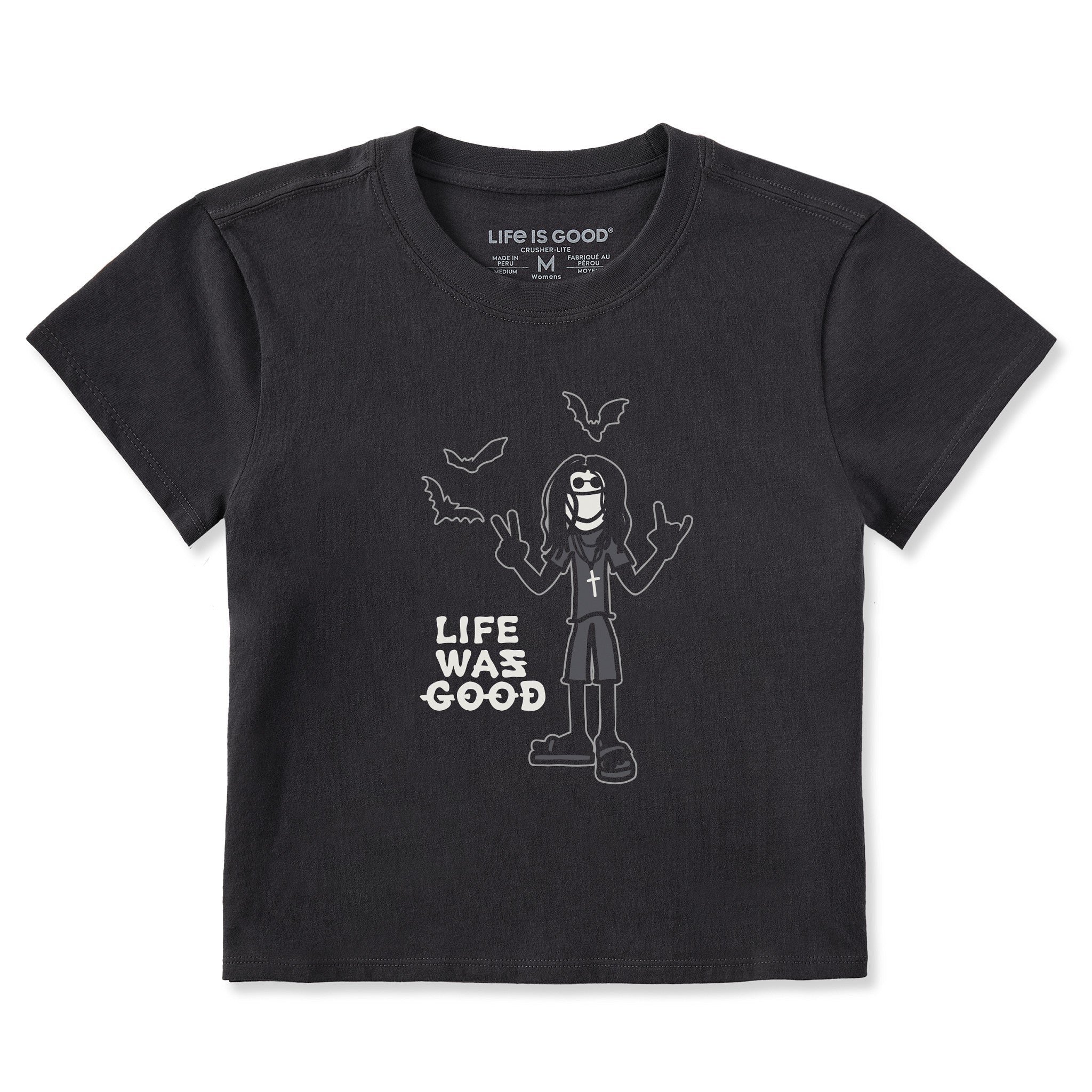 Women's Heavy Metal Life Was Good Crusher-LITE Shrunken Tee