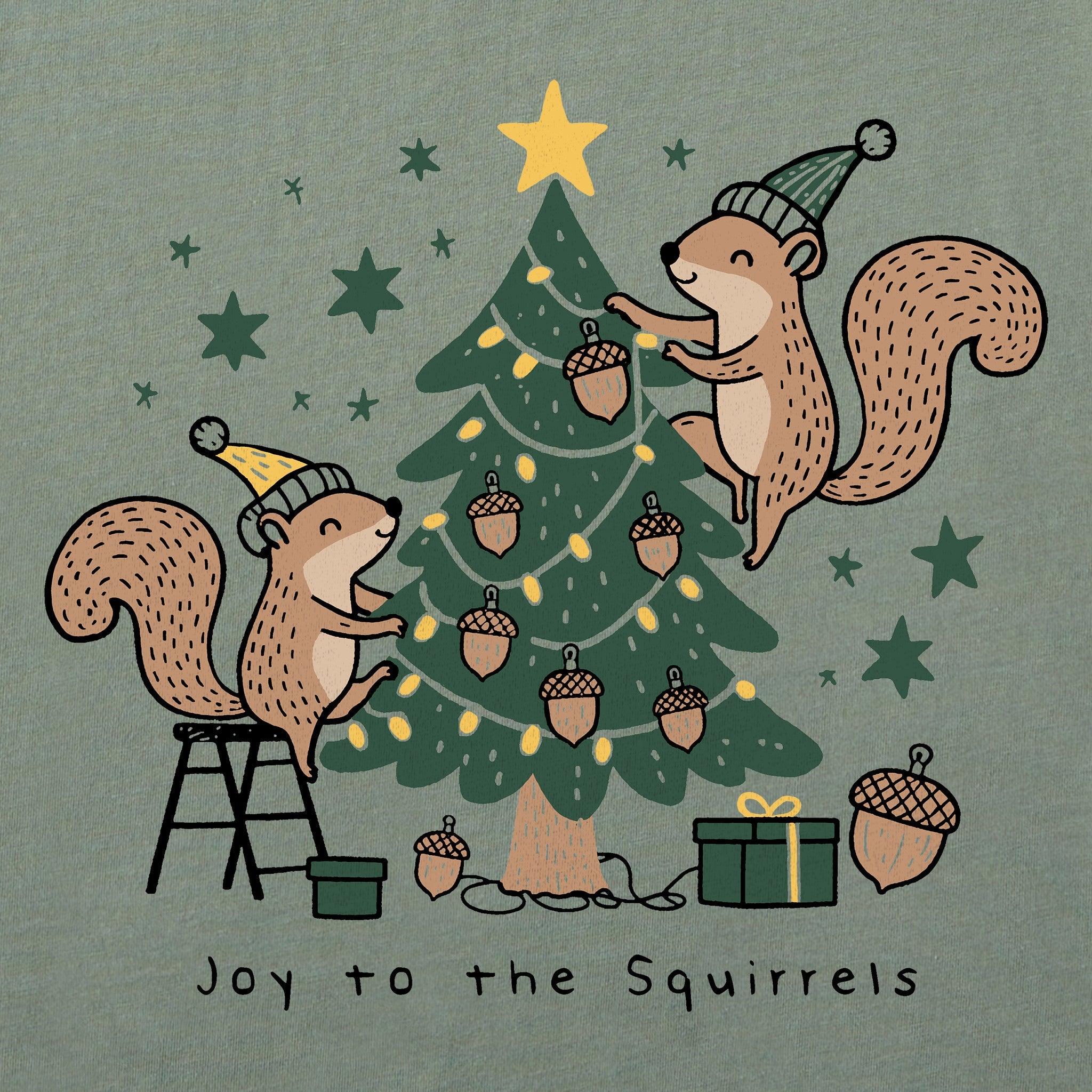 Women's Joy to the Squirrels Short Sleeve Crusher Tee