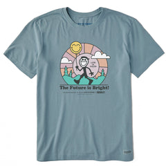 Men's LIG x S.W.Smiley Bright Future Short Sleeve Crusher Tee