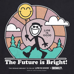 Men's LIG x S.W.Smiley Bright Future Short Sleeve Crusher Tee