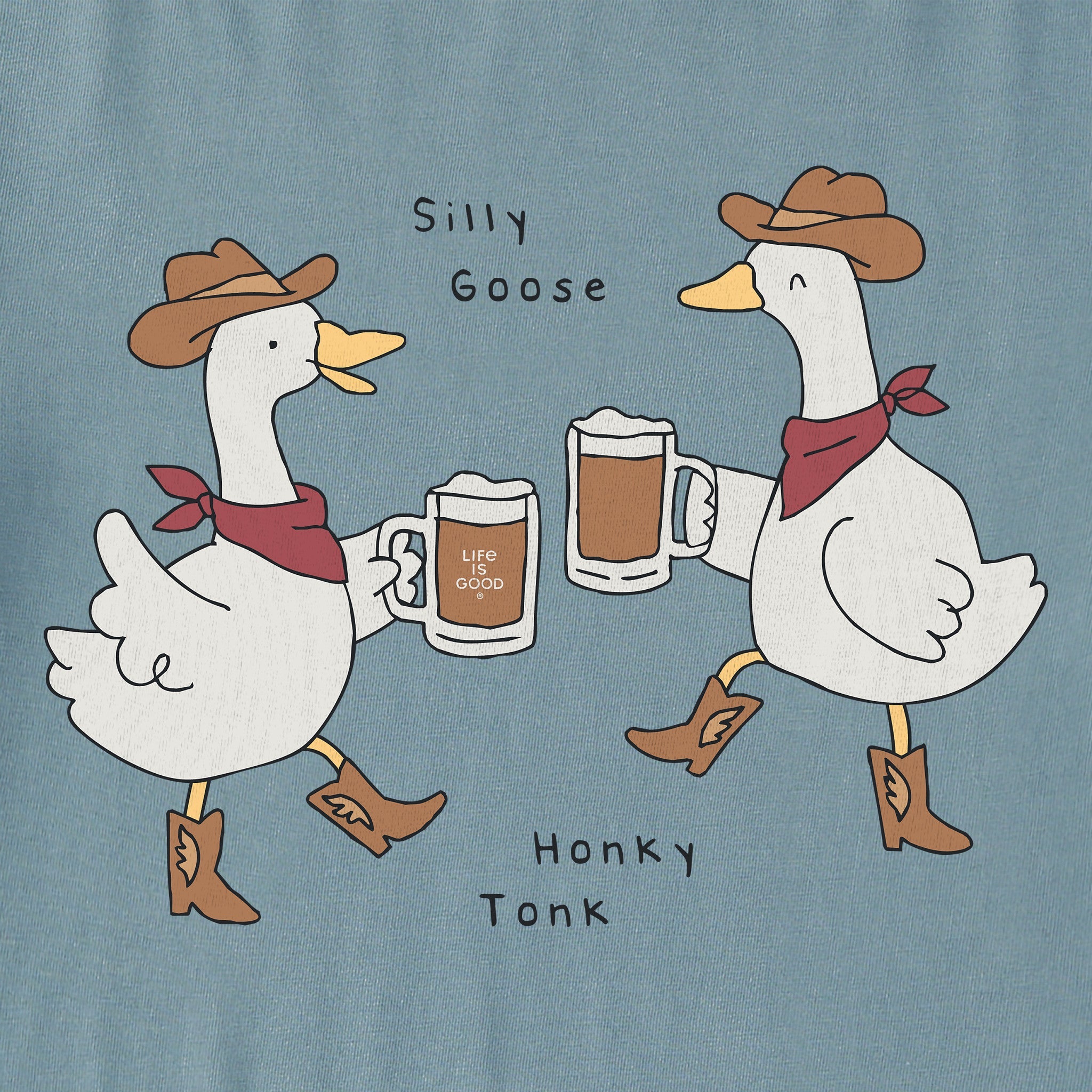 Men's Silly Goose Honky Tonk Short Sleeve Crusher Tee