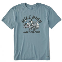 Men's Mile High Aviation Club Short Sleeve Crusher Tee