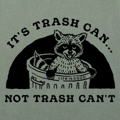 Women's IT's Trash Can Not Trash Can't Short Sleeve Crusher Boxy Tee