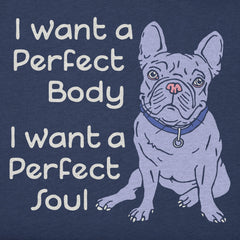 Women's I Want a Perfect Body Short Sleeve Tee