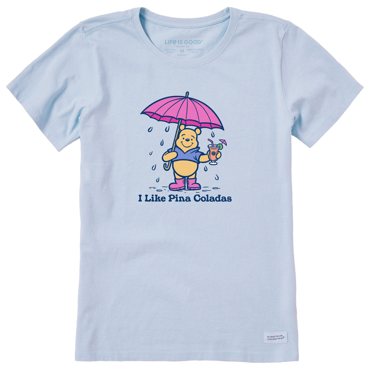 Women's I Like Pina Coladas Short Sleeve Crusher Tee