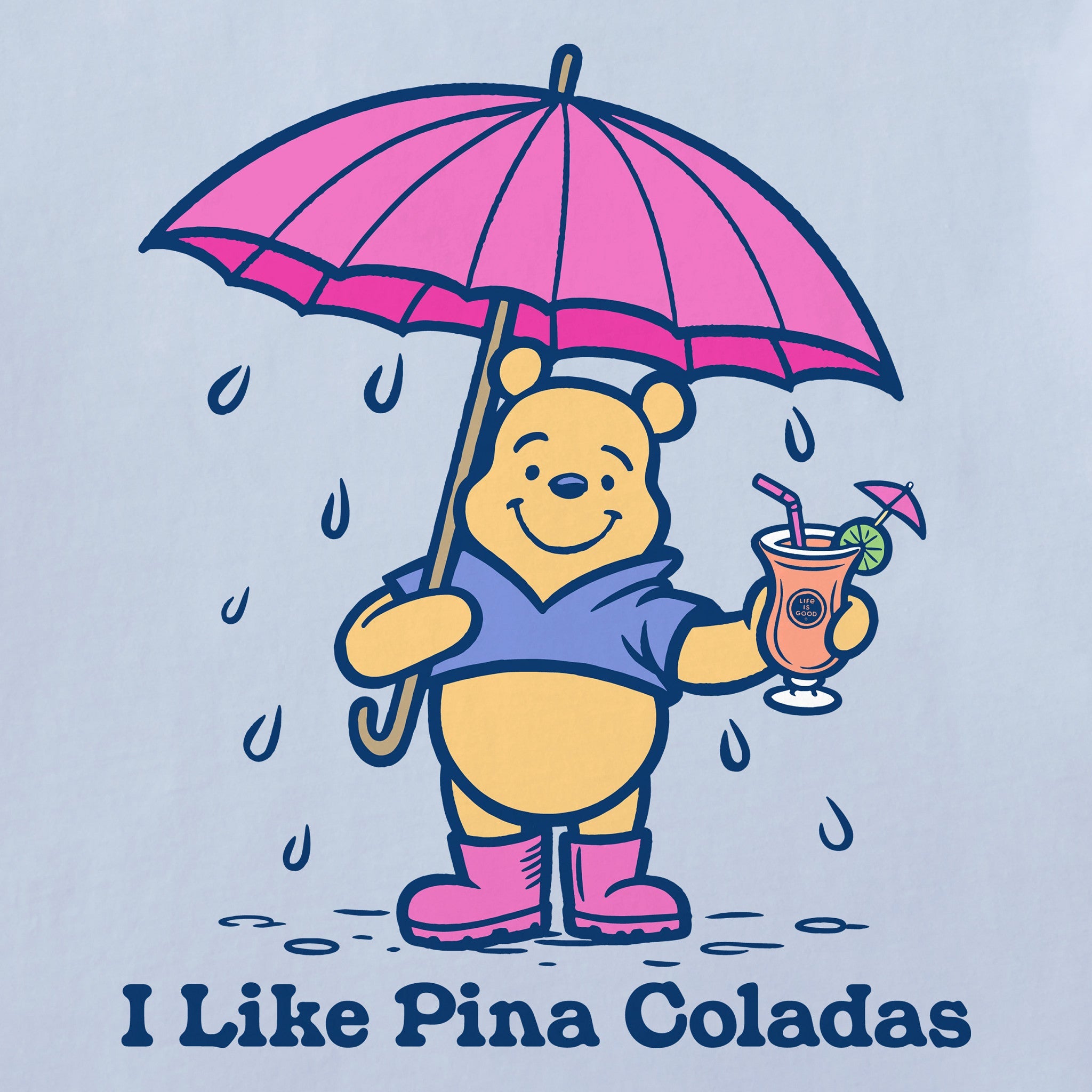 Women's I Like Pina Coladas Short Sleeve Crusher Tee