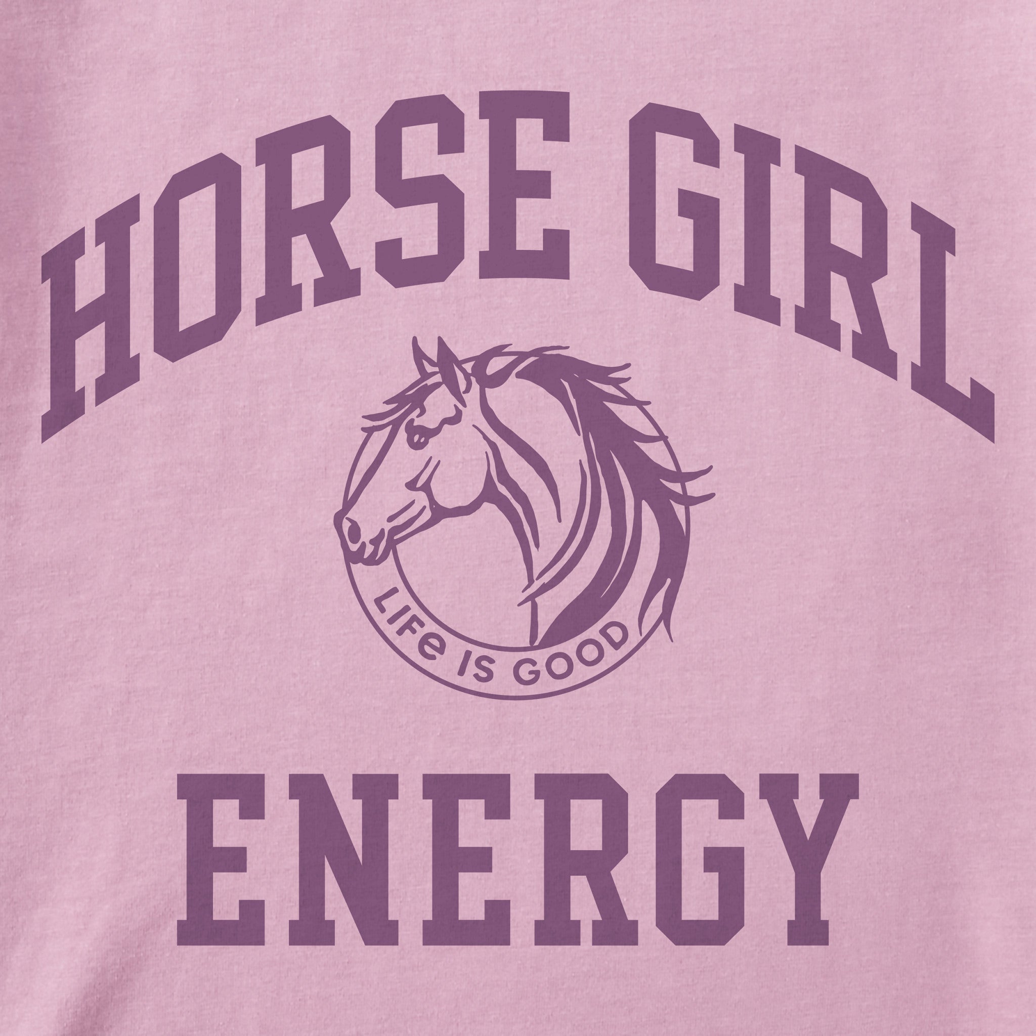 Women's Horse Girl Energy Short Sleeve Crusher Tee