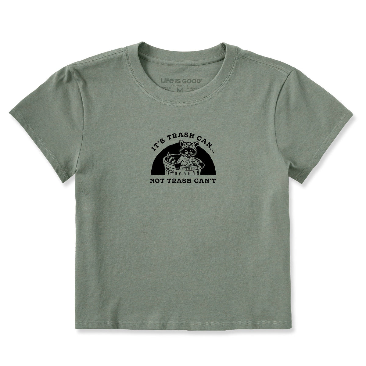 Women's It's Trash Can Not Trash Can't Crusher-LITE Shrunken Tee