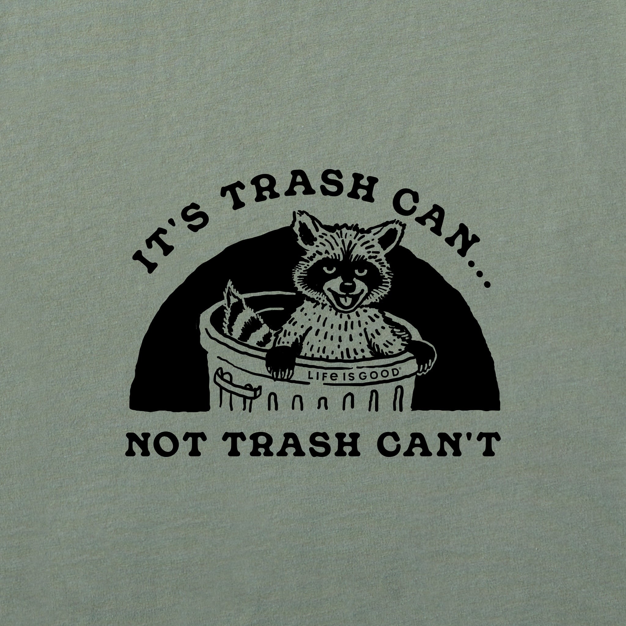 Women's It's Trash Can Not Trash Can't Crusher-LITE Shrunken Tee