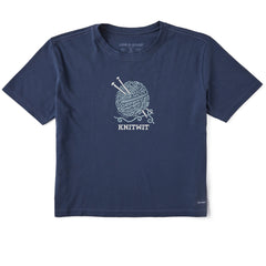 Women's Knitwit Short Sleeve Crusher Boxy Tee