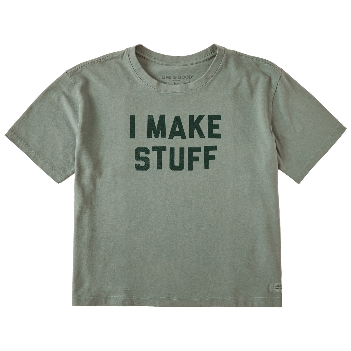 Women's I Make Stuff Short Sleeve Crusher Boxy Tee