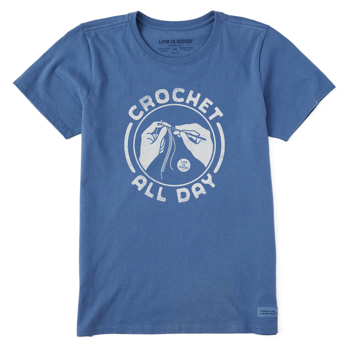 Women's Crochet All Day Short Sleeve Tee