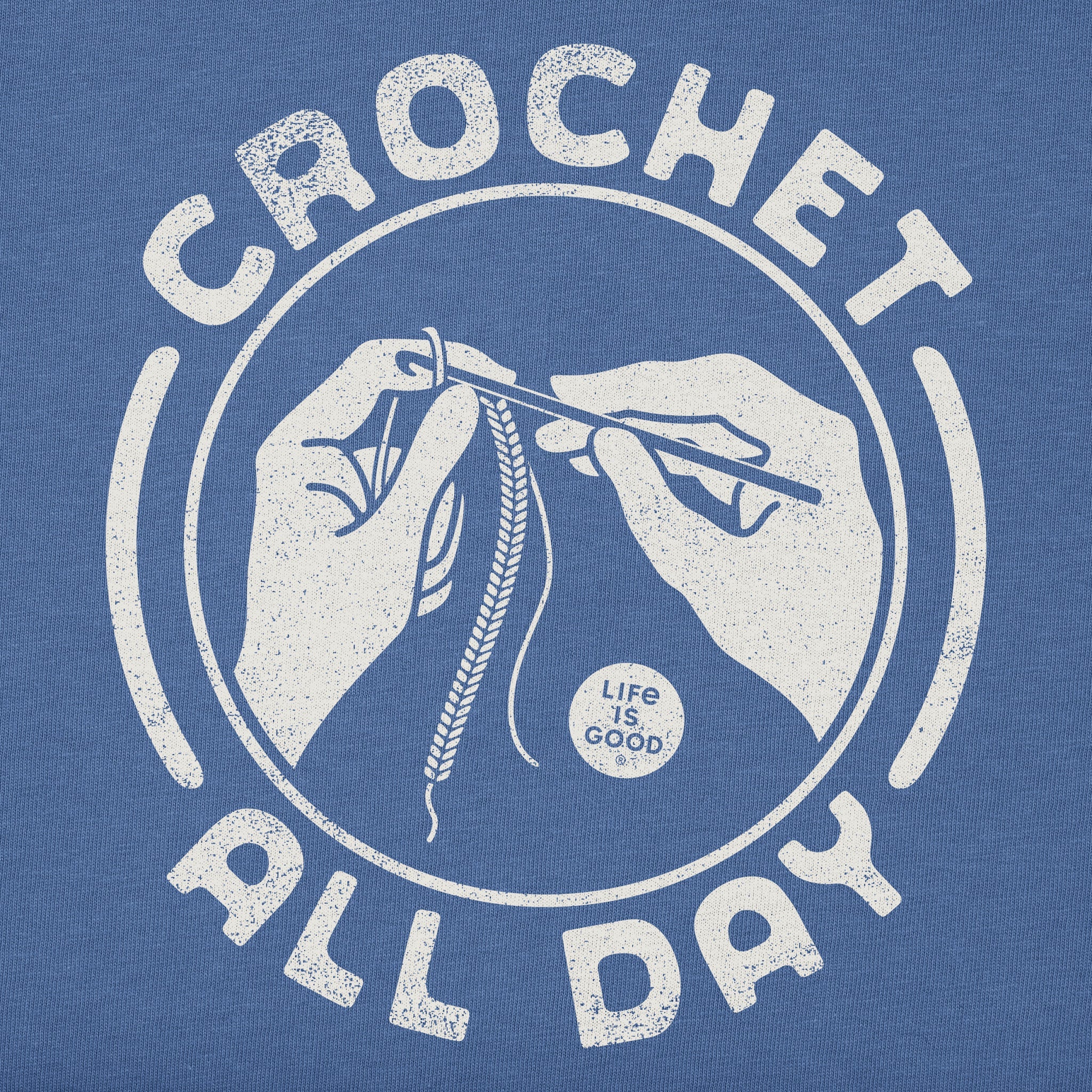 Women's Crochet All Day Short Sleeve Tee