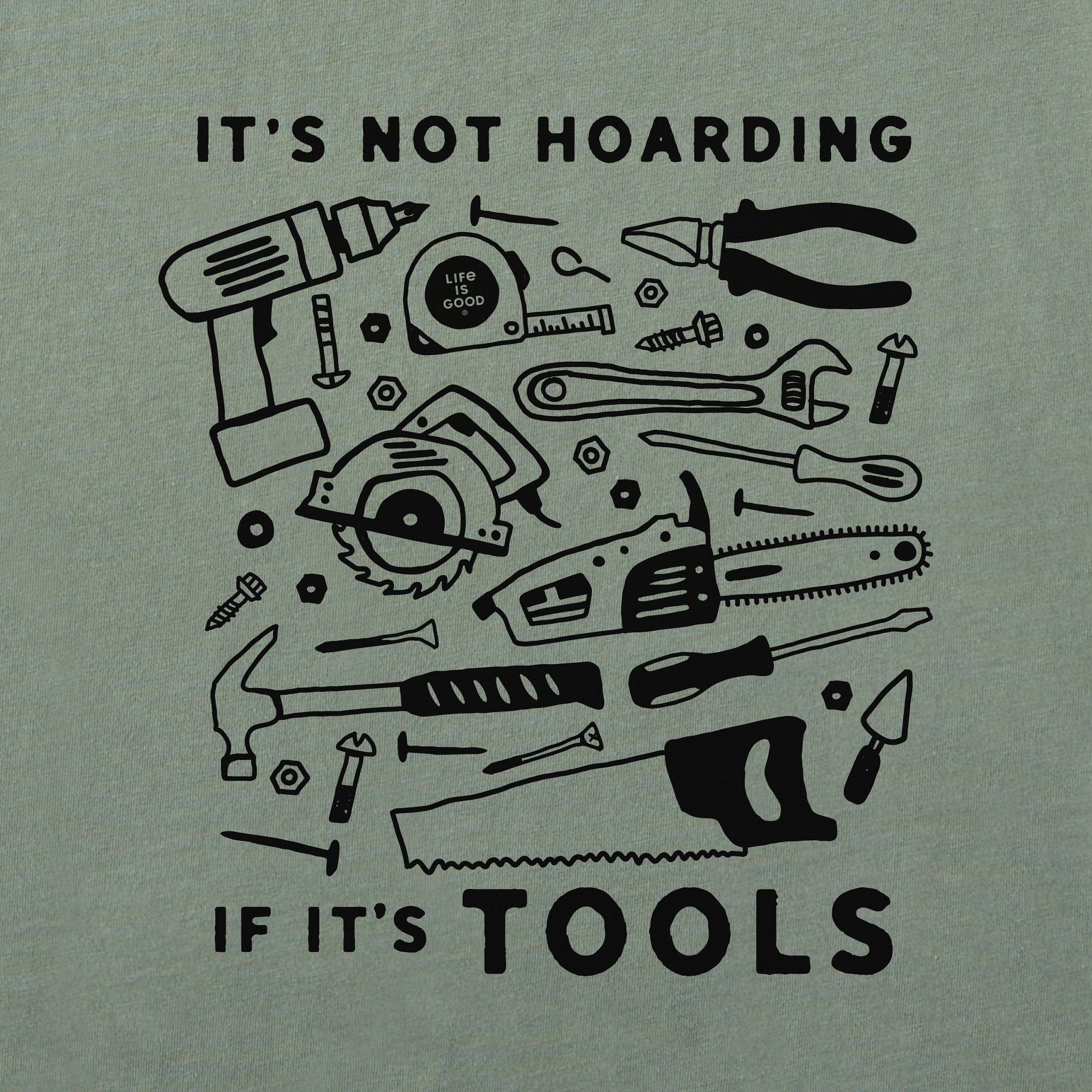 Women's It's Not Hoarding if it's Tools Short Sleeve Crusher Tee