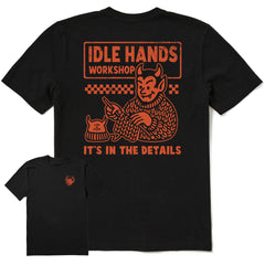 Men's Idle Hands Workshop Short Sleeve Crusher Tee