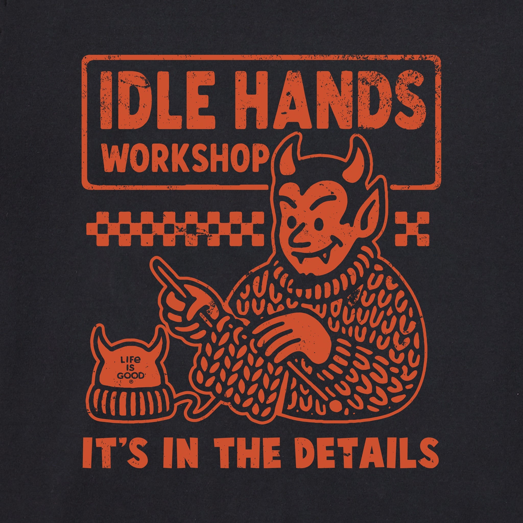 Men's Idle Hands Workshop Short Sleeve Crusher Tee