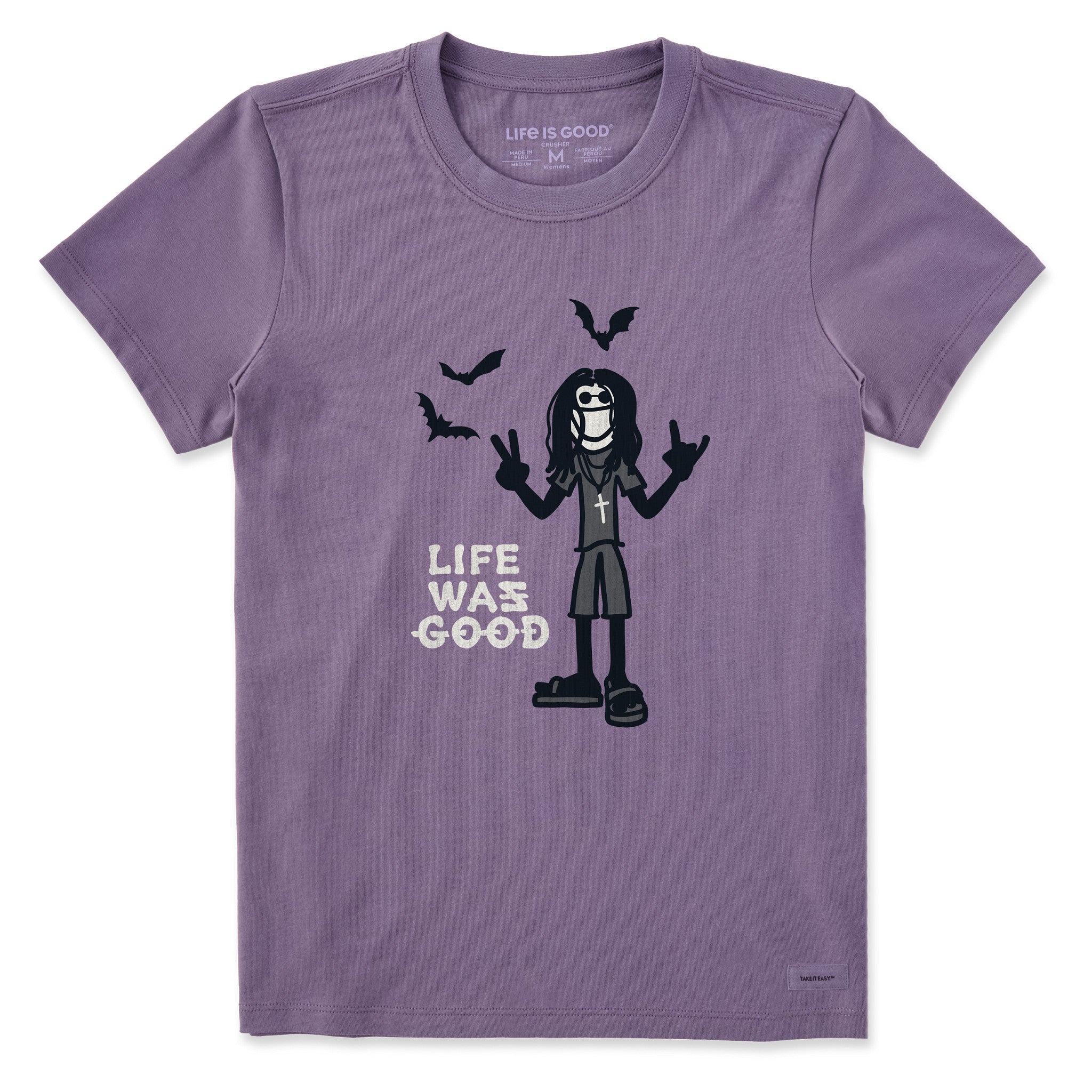 Women's Heavy Metal Life Was Good Short Sleeve Tee