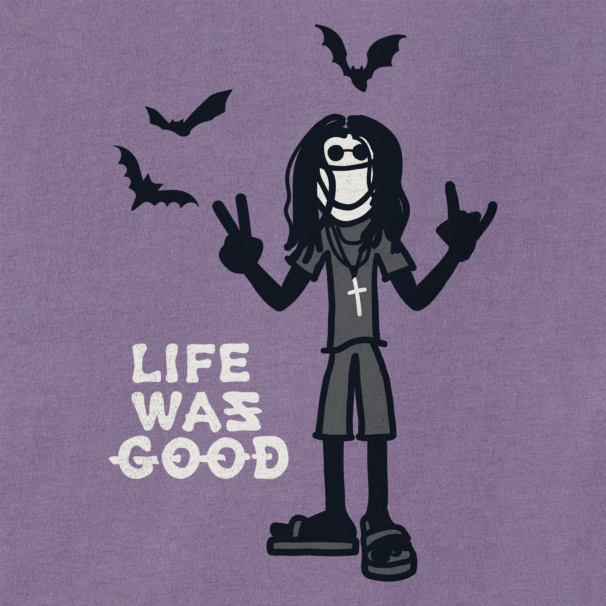 Women's Heavy Metal Life Was Good Short Sleeve Tee