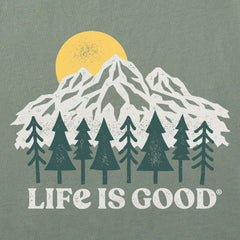 Men's Mountains and Trees Short Sleeve Crusher Tee