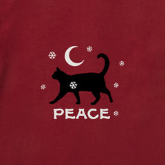Men's Peace Cat Short Sleeve Crusher Tee