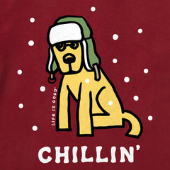 Men's Rocket Winter Chillin' Long Sleeve Crusher Tee