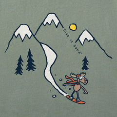 Men's Moose Snowboard Vista Long Sleeve Crusher Tee