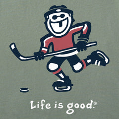Men's Jake Hockey Skate Long Sleeve Crusher Tee