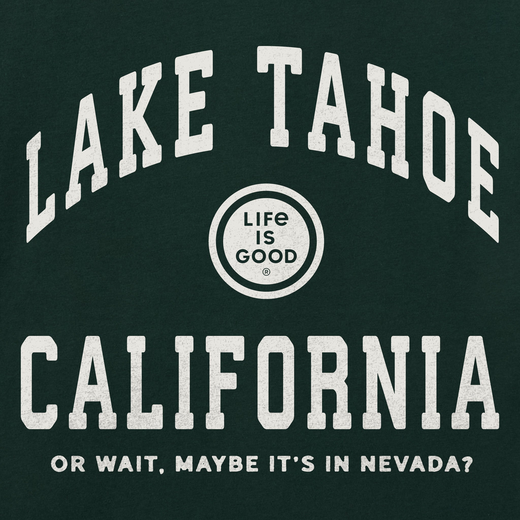 Men's Lake Tahoe Arch Long Sleeve Crusher Tee