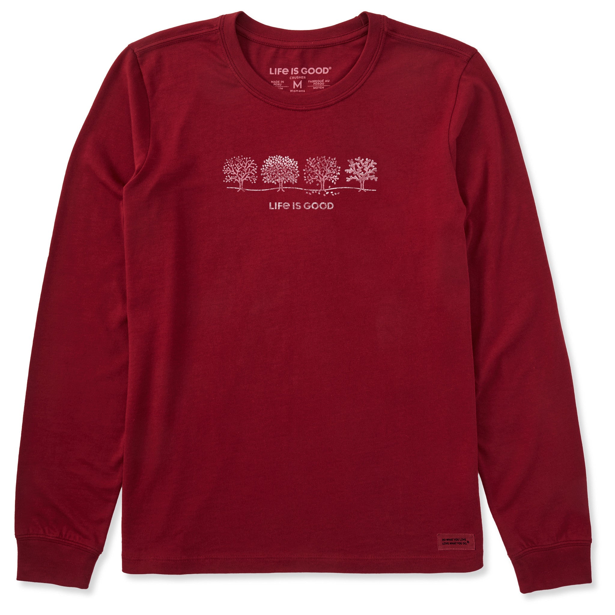 Women's Four Seasons Trees Long Sleeve Crusher Tee