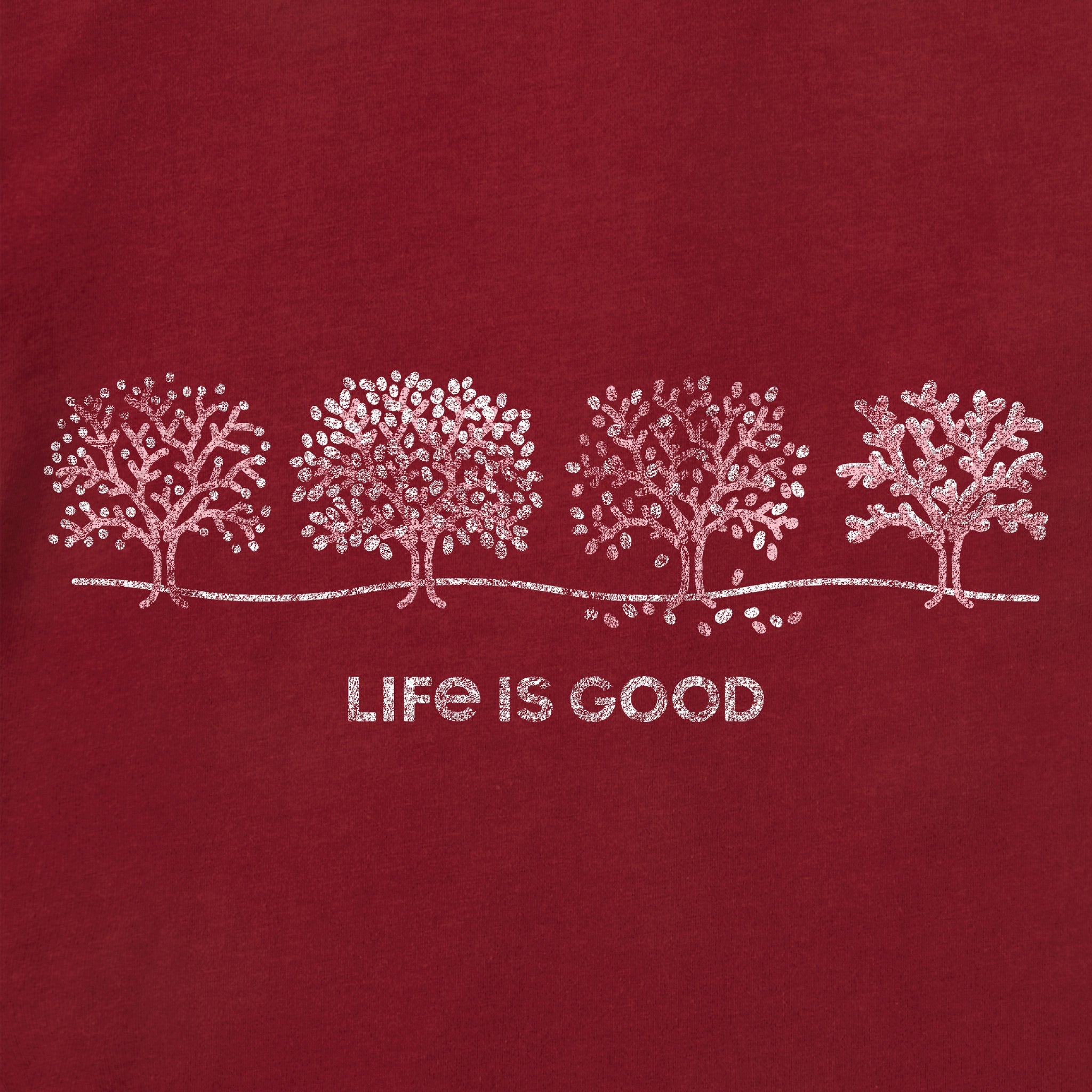Women's Four Seasons Trees Long Sleeve Crusher Tee