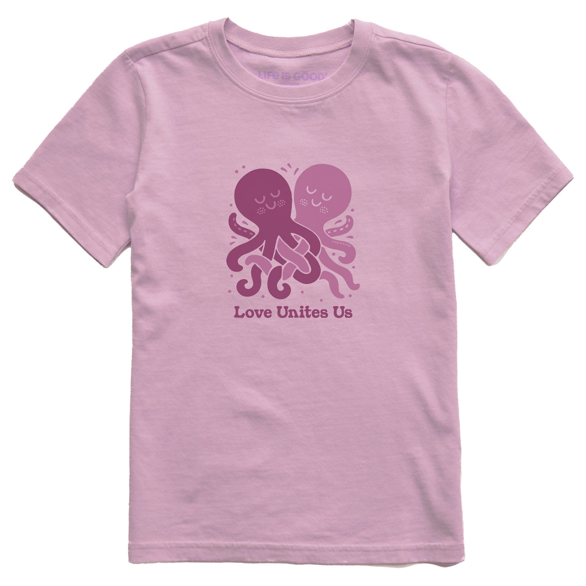 Kids Love Unites Us Octopi Short Sleeve Crusher Tee