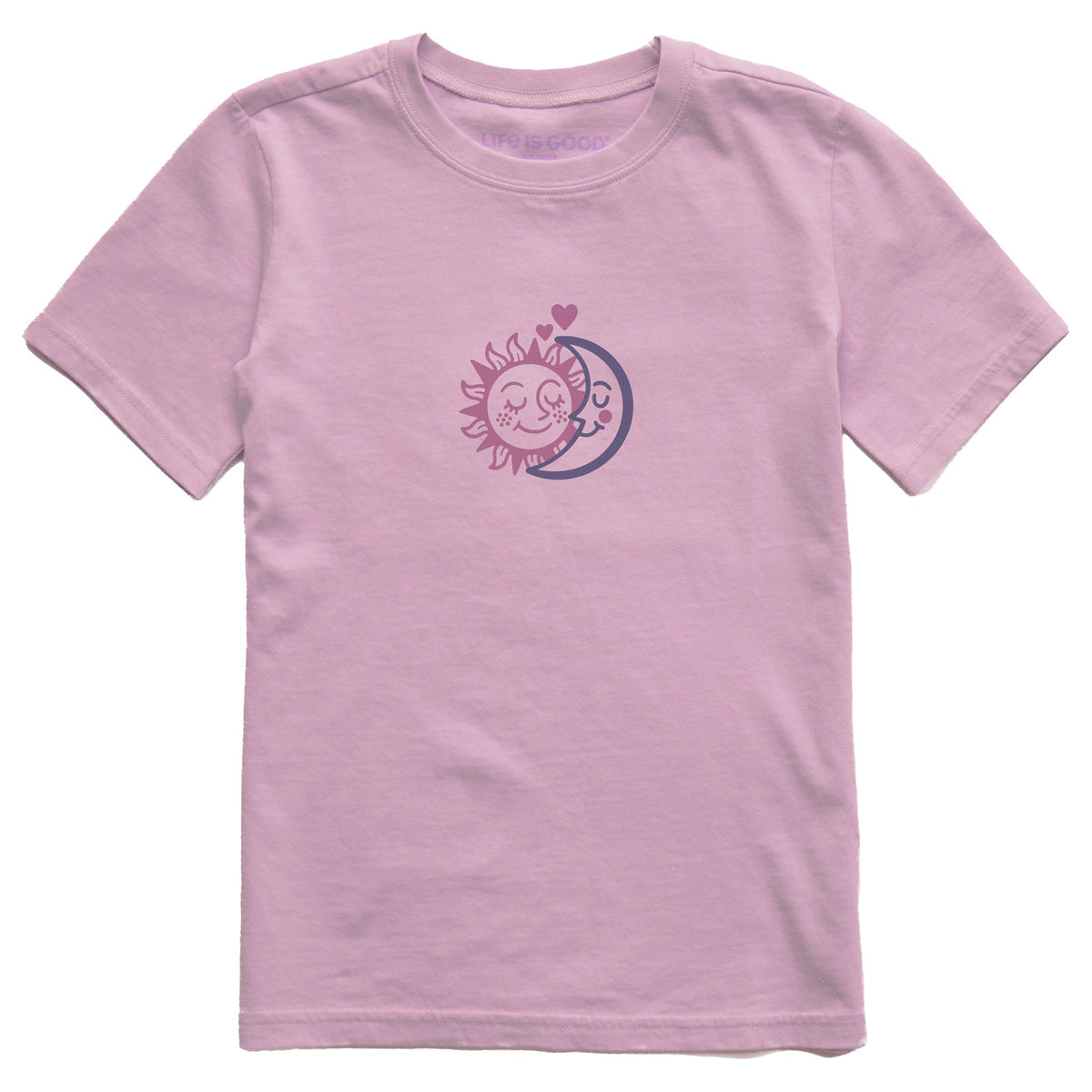 Kids Sun and Moon Short Sleeve Crusher Tee