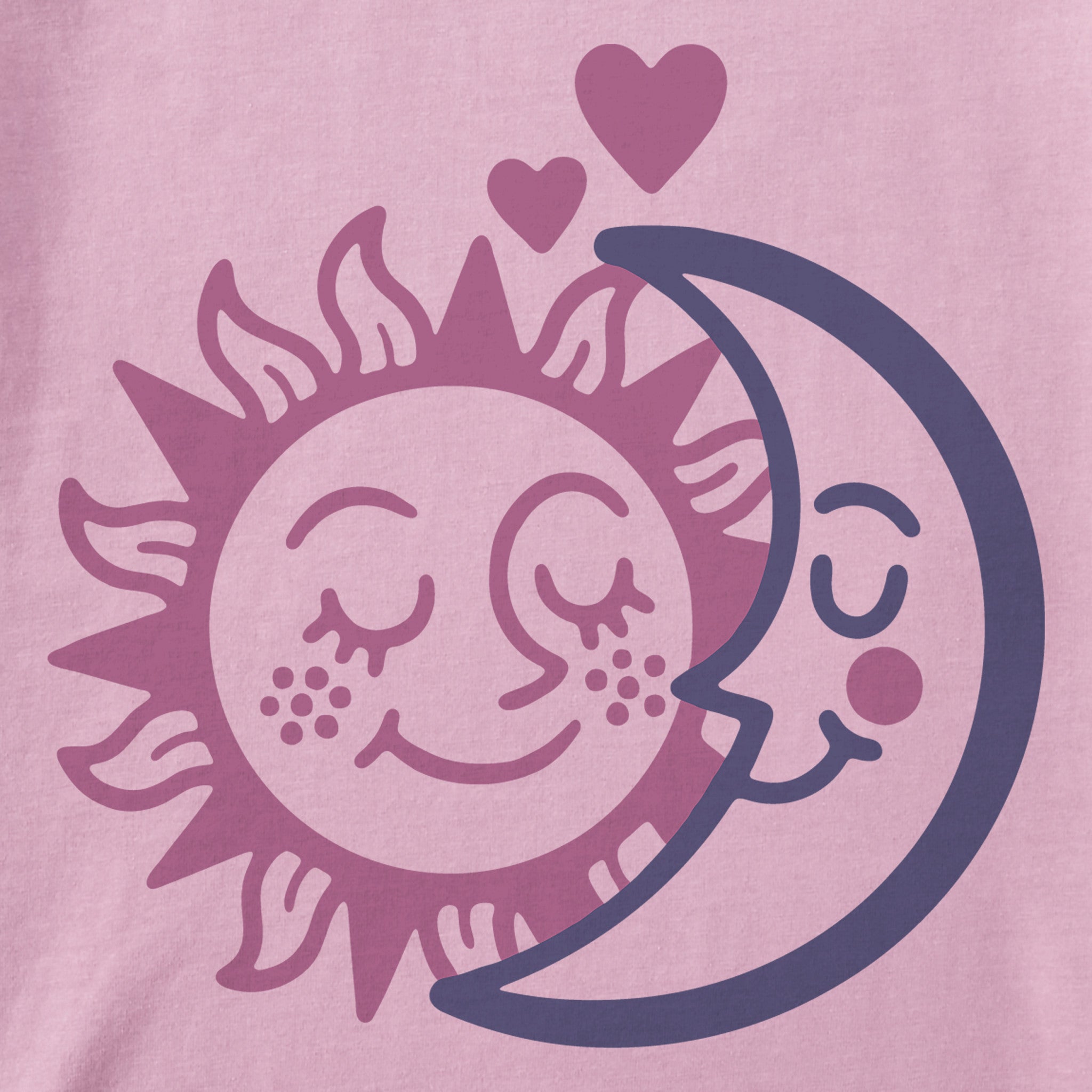 Kids Sun and Moon Short Sleeve Crusher Tee