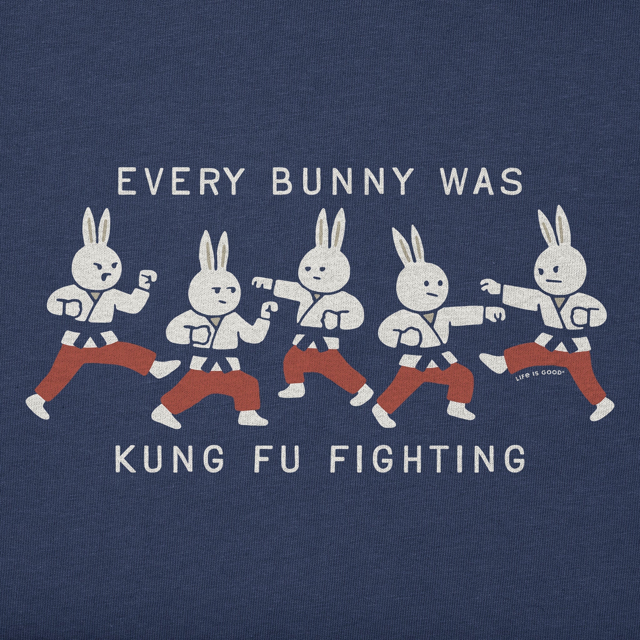 Kids Every Kung Fu Bunny Short Sleeve Crusher Tee