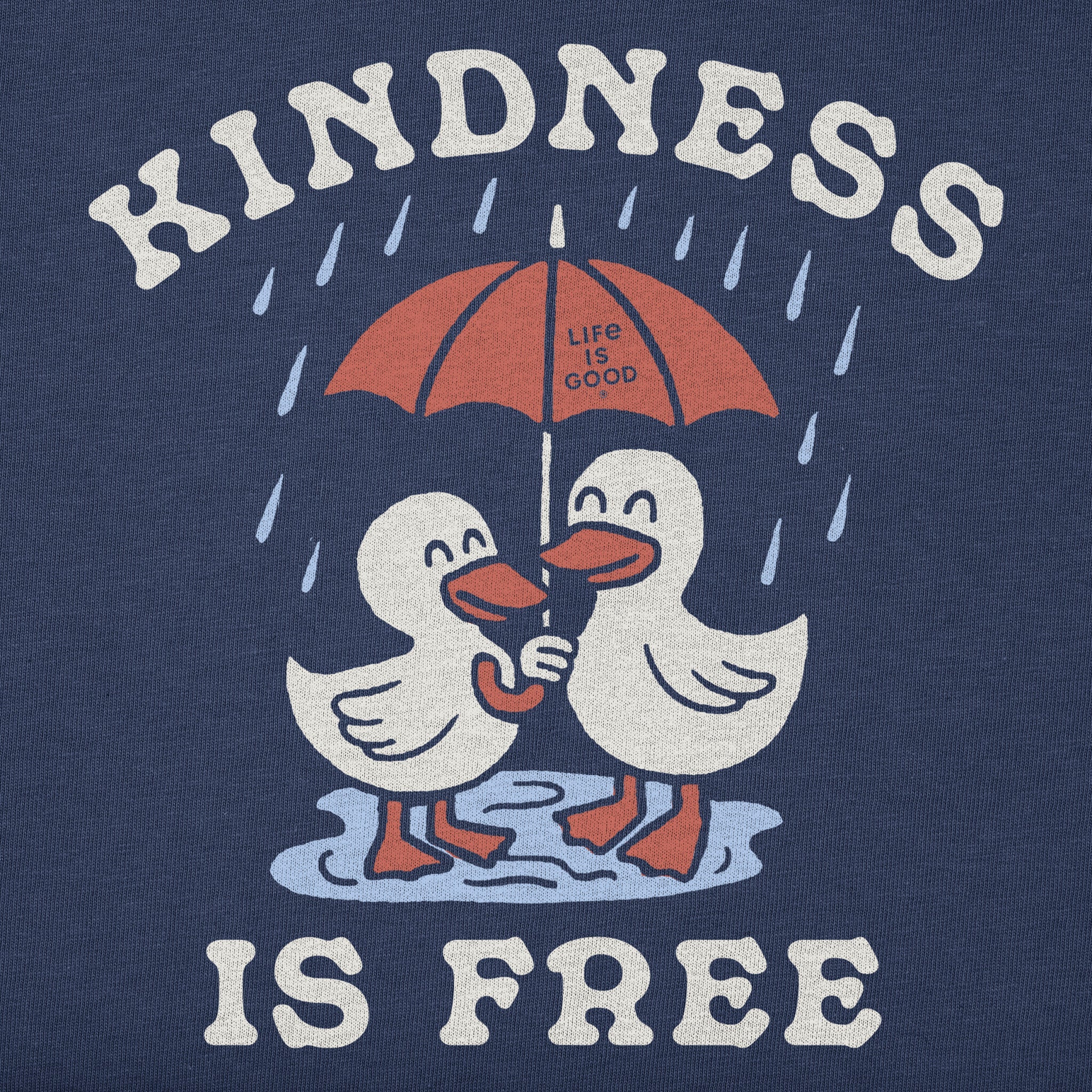 Kids Kindness is Free Ducks Short Sleeve Crusher Tee