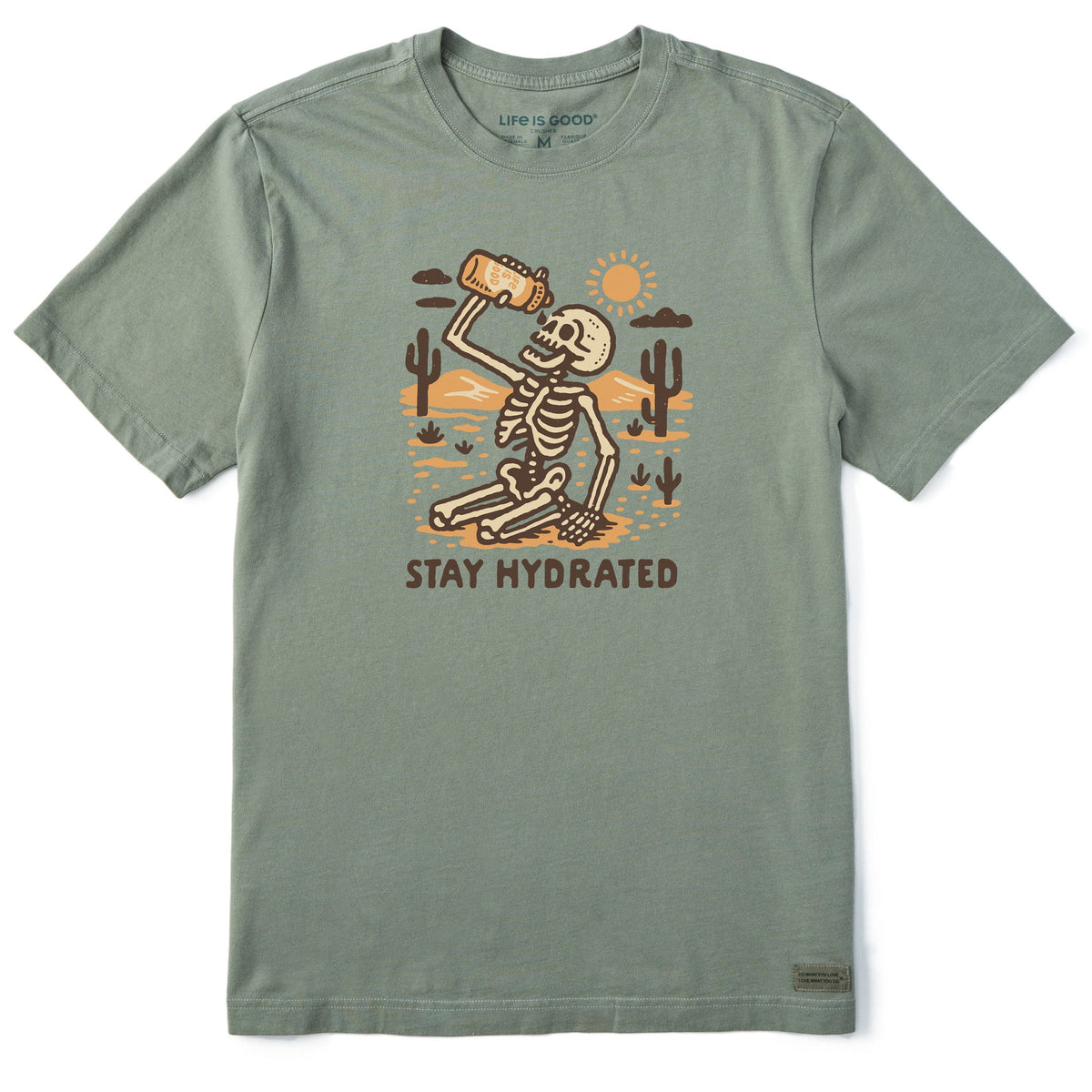 Men's Stay Hydrated Skeleton Short Sleeve Tee