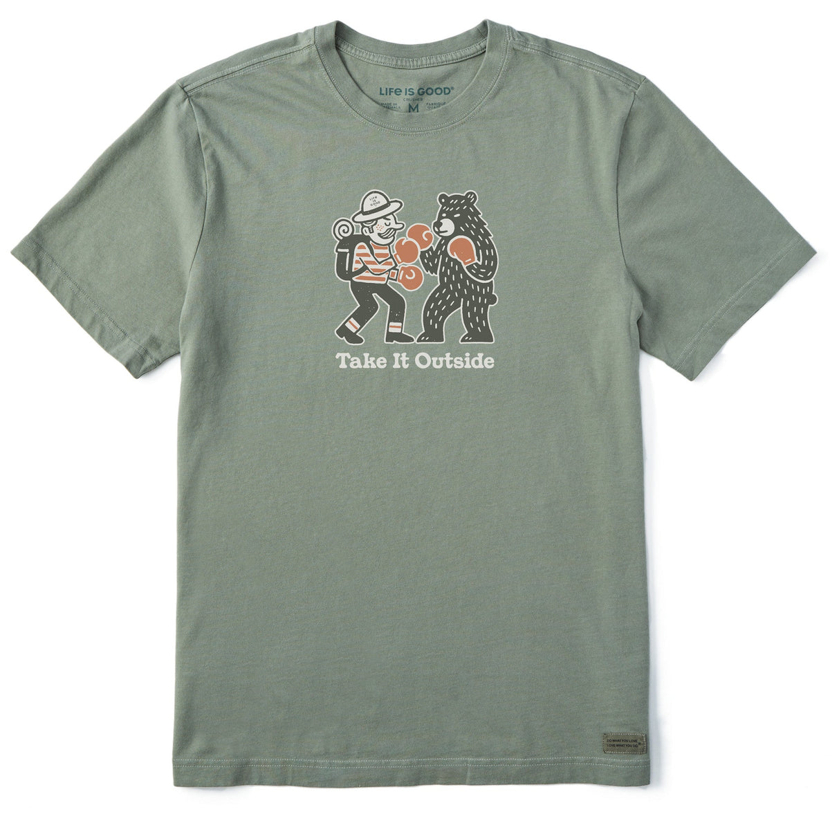 Men's Take it Outside Boxing Short Sleeve Tee