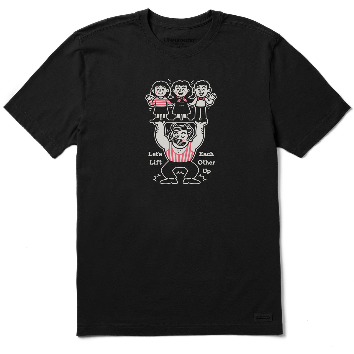 Men's Let's Lift Each Other Up Kids Short Sleeve Tee