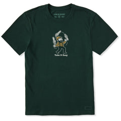 Men's Take it Easy Chainsaws Short Sleeve Crusher Tee