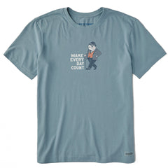 Men's Make Every Day Count Toad Short Sleeve Crusher Tee